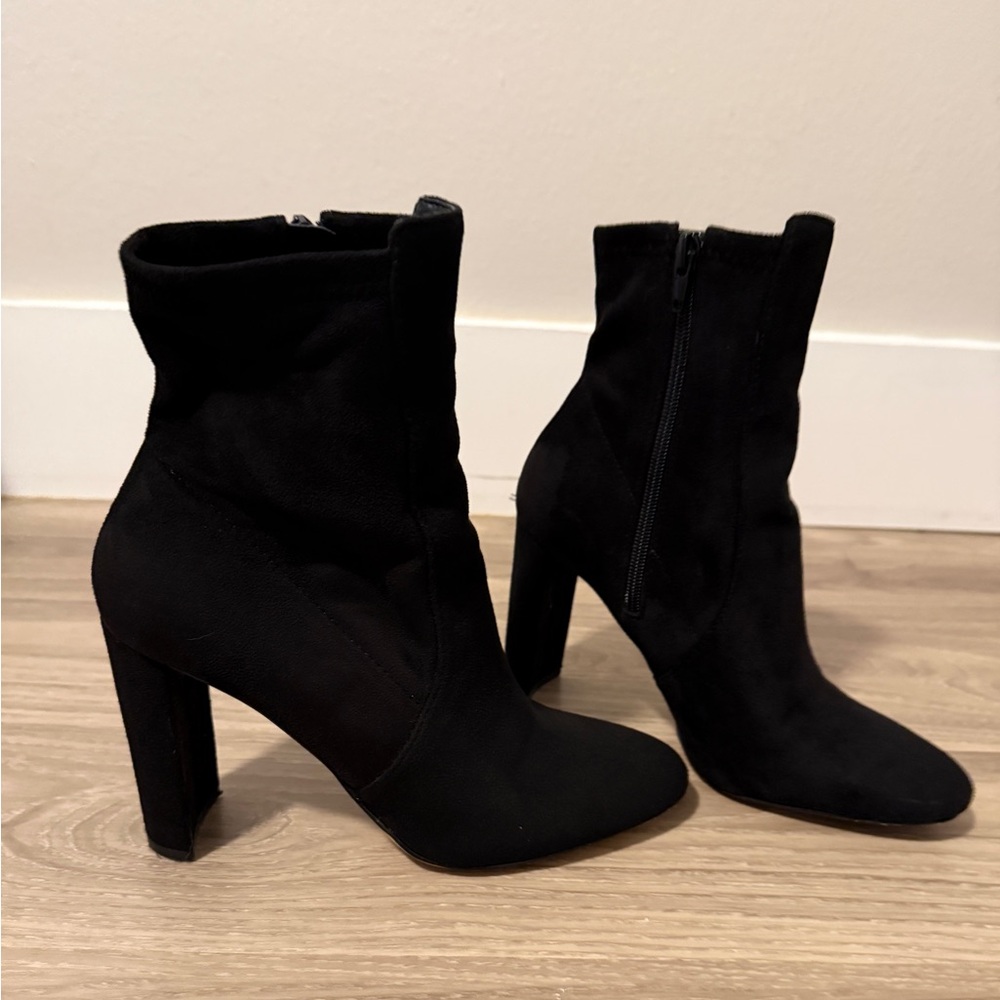 Aldo Black Heeled Boots for Women